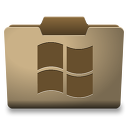 Cardboard Windows Icon 128x128 png